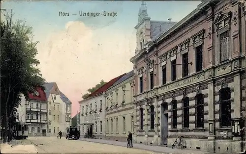 Ak Moers am Niederrhein, Postamt, Uerdinger-Straße