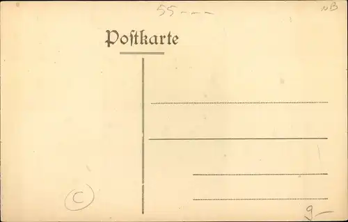 Ak Merxheim an der Nahe, Kriegerdenkmal, Panorama