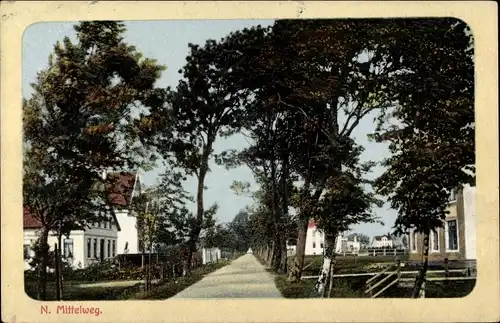 Ak Atens Nordenham im Oldenburger Land, Mittelweg