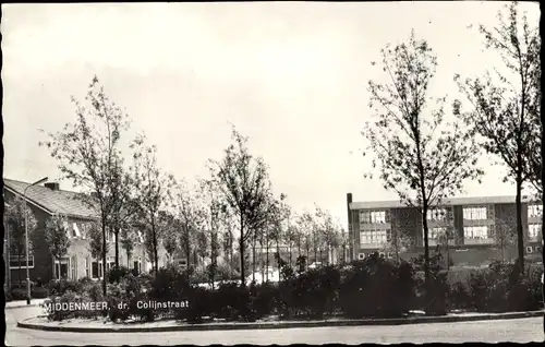 Ak Middenmeer Nordholland Niederlande, Dr. Colijnstraat, Schule