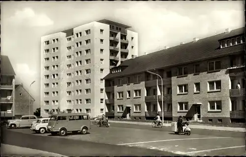 Ak Tegelhörn Itzehoe in Schleswig Holstein, Marienburger Platz, Hochhaus