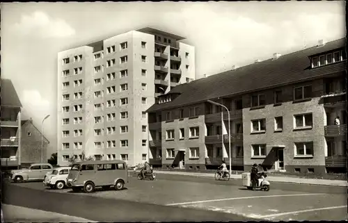 Ak Tegelhörn Itzehoe in Schleswig Holstein, Marienburger Platz, Hochhaus