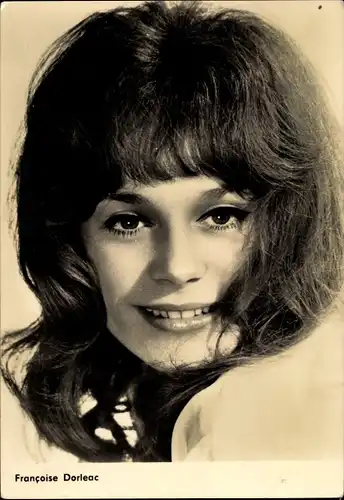 Ak Schauspielerin Francoise Dorleac, Abenteuer in Rio, Portrait