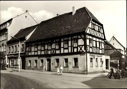 Ak Ronneburg in Thüringen, Gasthaus Gambrinus