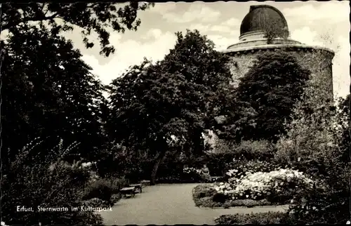 Ak Erfurt in Thüringen, Sternwarte im Kulturpark