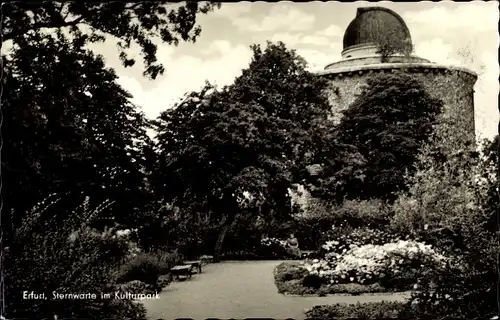 Ak Erfurt in Thüringen, Sternwarte im Kulturpark