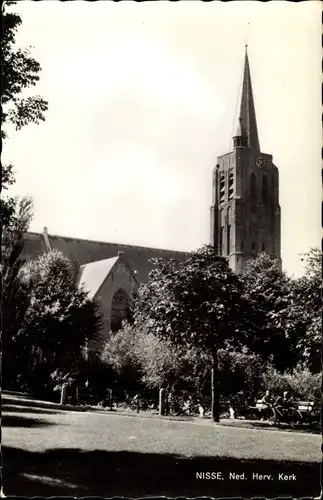 Ak Nisse Zeeland Niederlande, N. H. Kirche