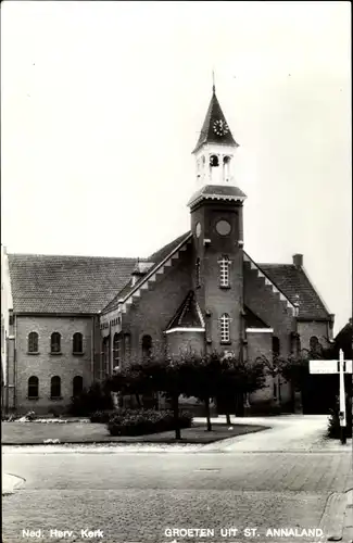 Ak Sint Annaland Zeeland Niederlande, N. H. Kirche