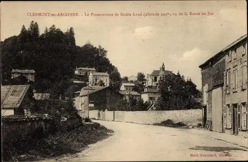 Ak Clermont en Argonne Lothringen Maas, Vorgebirge von Sainte Anne