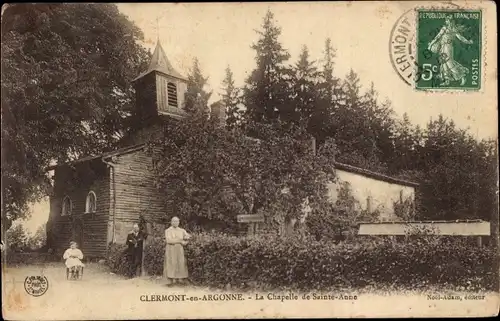 Ak Clermont en Argonne Lothringen Maas, die Kapelle Sainte Anne