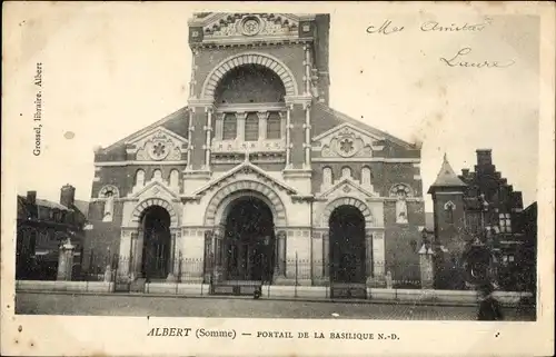 Ak Albert Somme, Basilika Notre Dame