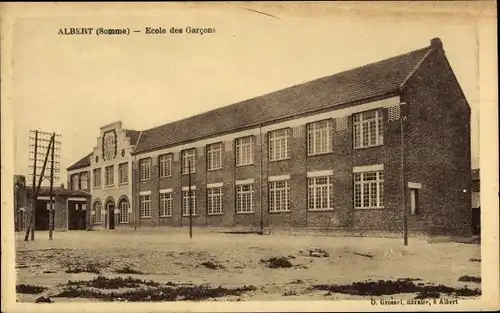 Ak Albert Somme, Schule für Jungen