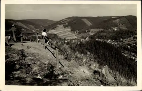 Ak Leutenberg in Thüringen, Siebentälerblick