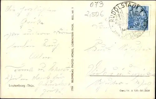 Ak Leutenberg in Thüringen, Panorama