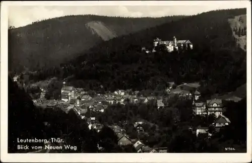 Ak Leutenberg in Thüringen, Blick vom Neuen Weg