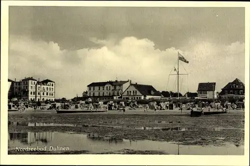 Ak Nordseebad Duhnen Cuxhaven, Strand