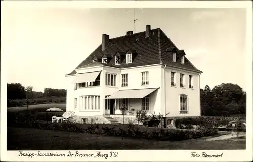 Foto Ak Bad Iburg, Kneipp Sanatorium Dr. Bremer