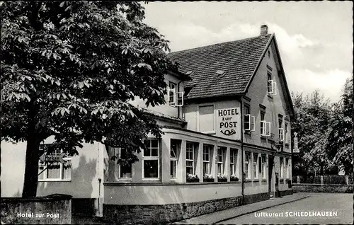 Ak Schledehausen Bissendorf in Niedersachsen, Hotel zur Post