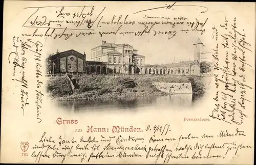 Ak Hann. Münden in Niedersachsen, Forstakademie