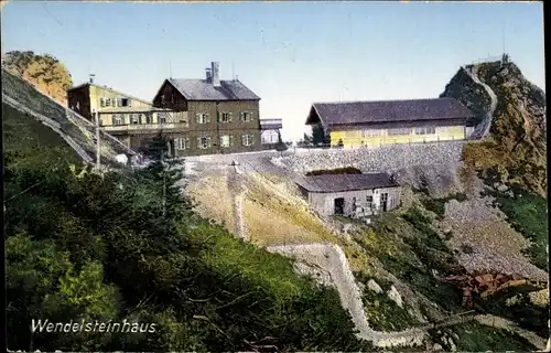 Ak Bayrischzell im Mangfallgebirge Oberbayern, Wendelsteinhaus