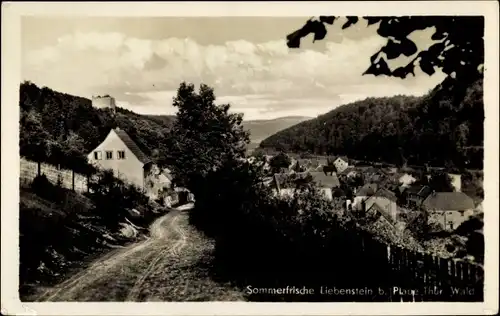 Ak Bad Liebenstein im Thüringer Wald, Teilansicht