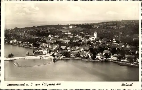 Ak Immenstaad am Bodensee, Luftbild