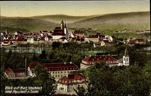 Ak Bad Neuhaus Bad Neustadt an der Saale Unterfranken, Ortsansicht