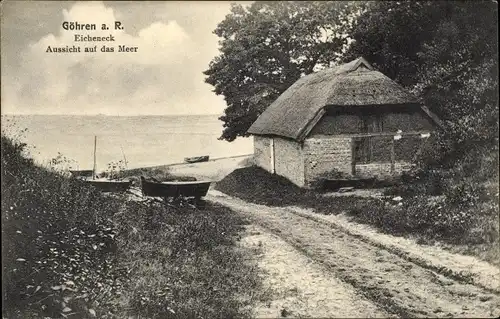 Ak Ostseebad Göhren auf Rügen, Eicheneck, Meer