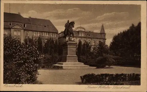 Ak Osnabrück in Niedersachsen, Kaiser-Wilhelm-Denkmal