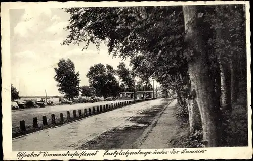 Ak Ostseebad Timmendorfer Strand, Parkplatzanlagen unter der Kammer