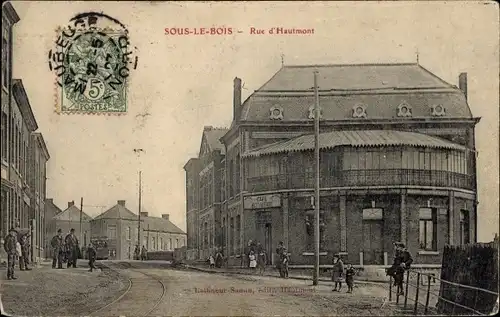 Ak Sous le Bois Nord, Rue d'Hautmont