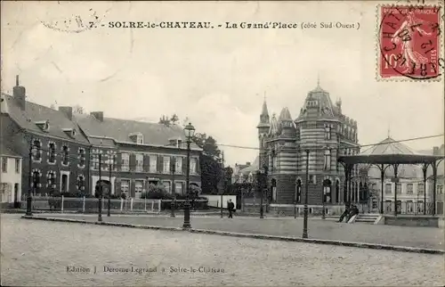 Ak Solre le Château Nord, Grand Place