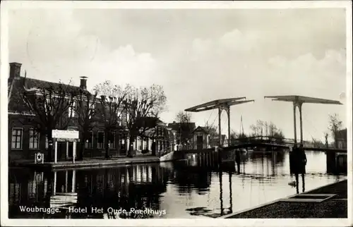 Ak Woubrugge Jacobswoude Südholland, Hotel Het Oude Raedthuys