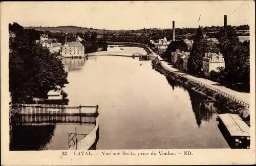 Ak Laval-Mayenne, Teilansicht