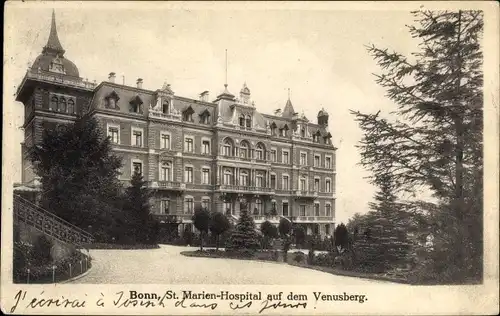 Ak Bonn am Rhein,St. Marien Hospital auf dem Venusberg