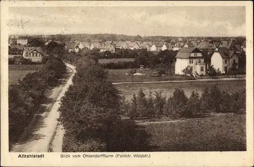 Ak Hamburg Wandsbek Rahlstedt Altrahlstedt, Blick vom Ohlendorffturm