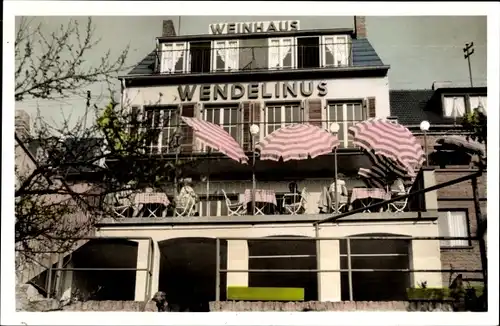 Ak Pfaffendorf Koblenz am Rhein, Hotel Wendelinus, Wendelinusstraße 24