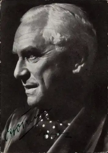 Ak Schauspieler Otto Tressler, Portrait, Autogramm