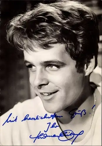 Ak Schauspieler Thomas Fritsch, Portrait, Autogramm