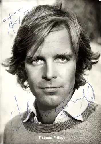 Ak Schauspieler Thomas Fritsch, Portrait, Autogramm