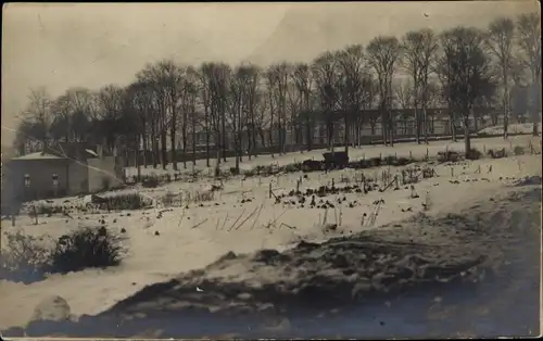 Foto Ak Kriegsschauplatz im Winter, I WK