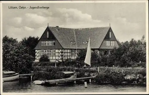 Ak Giżycko Lötzen Lözen Masuren Ostpreußen, Jugendherberge