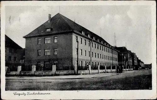 Ak Legnica Liegnitz Schlesien, Funkerkaserne
