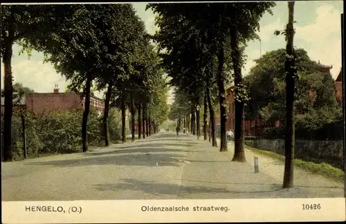 Ak Hengelo Overijssel Niederlande, Oldenzaalsche straatweg