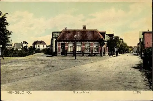 Ak Hengelo Overijssel Niederlande, Steinstraat