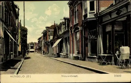 Ak Hengelo Overijssel Niederlande, Nieuwstraat