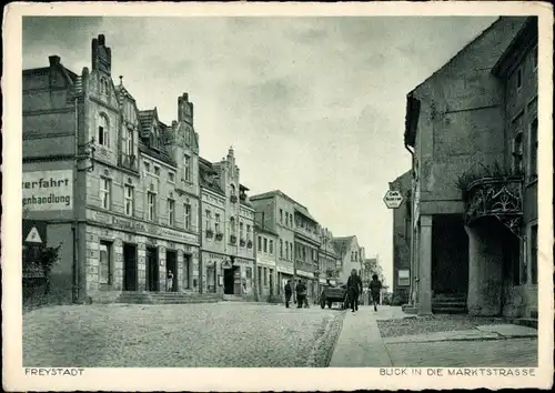 Ak Kisielice Freystadt Westpreußen, Marktstraße