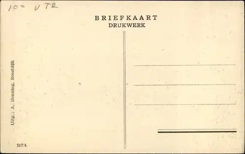 Ak Den Dolder Utrecht Niederlande, Baarnsche Weg, Genesungsheim, Kinder