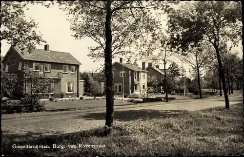 Ak Gasselternijveen Drenthe, Burg. van Royenstraat