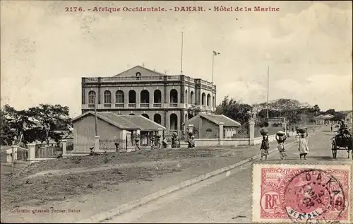 Ak Dakar Senegal, Afrique Occidentale, Hôtel de la Marine